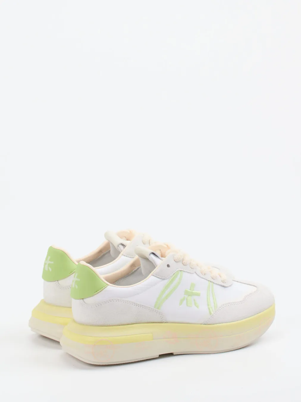 – Chunky Sneaker aus Veloursleder und Textil-Premiata Outlet