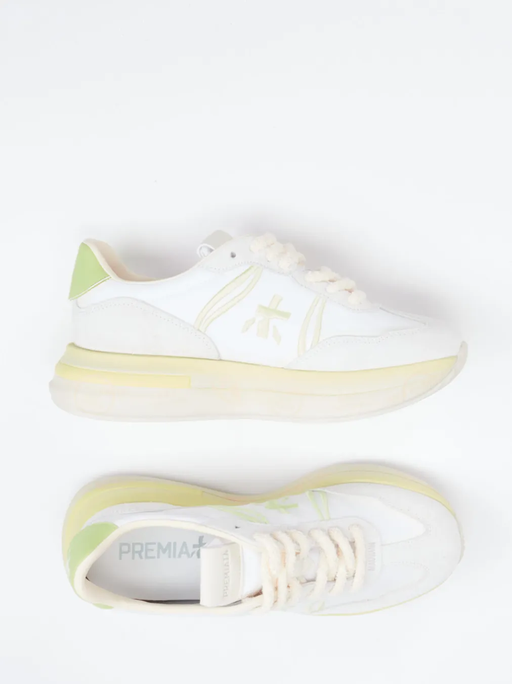 – Chunky Sneaker aus Veloursleder und Textil-Premiata Outlet