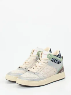 – Mid-Top Sneaker aus Veloursleder creme-Premiata New