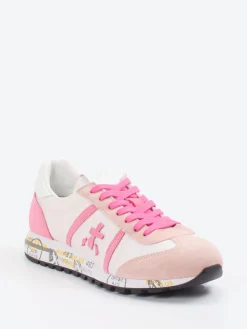 – Sneaker aus Veloursleder in Rosé-Premiata New