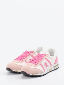 – Sneaker aus Veloursleder in Rosé-Premiata New