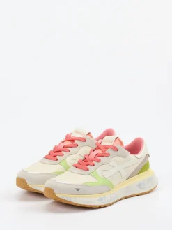 – Sneaker aus Veloursleder und Mesh beige-Premiata Discount