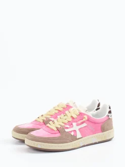 – Sneaker aus Veloursleder in Pink-Premiata