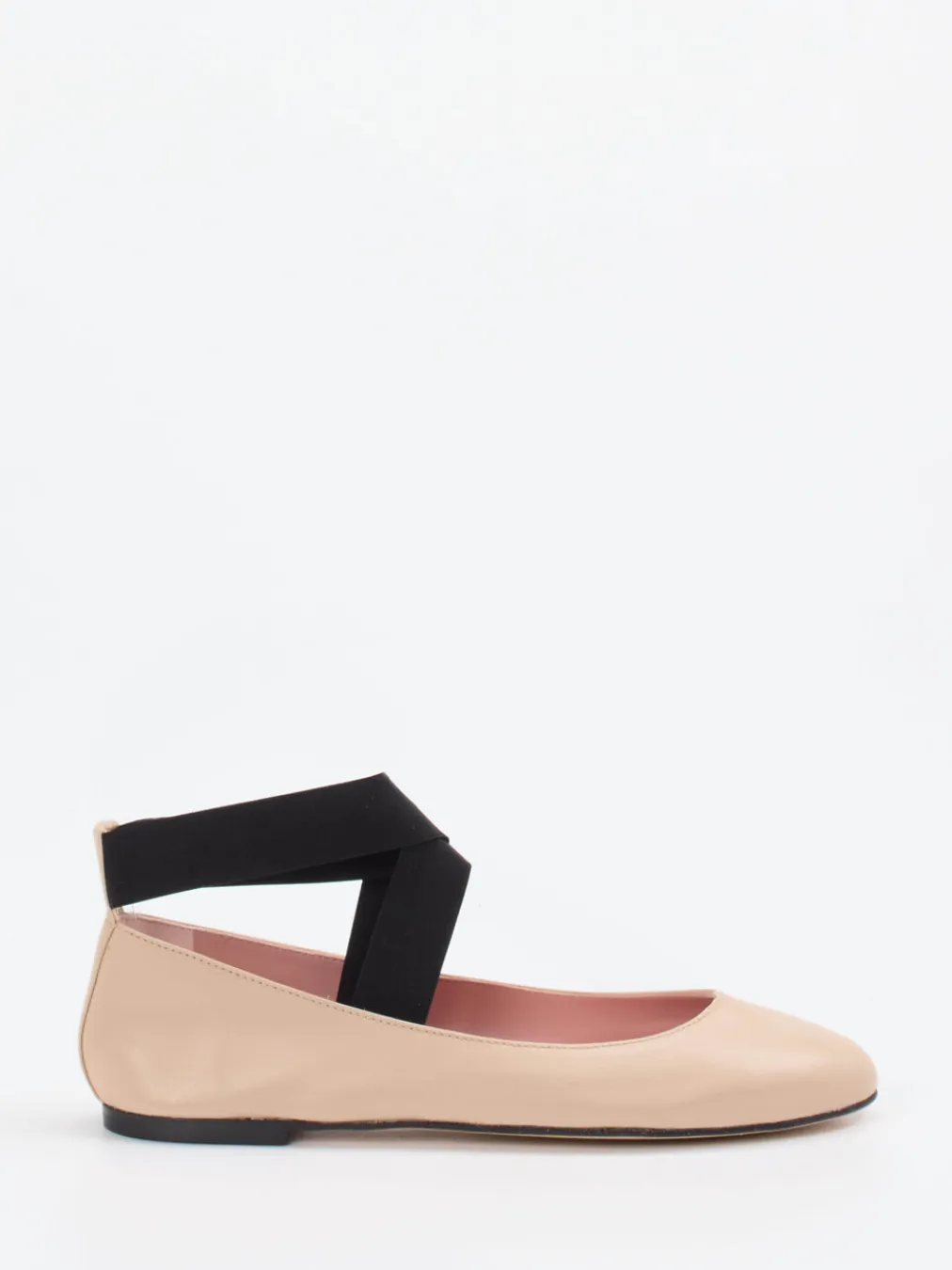 – Ballerinas aus Kalbleder Hell-Pretty Ballerinas Online