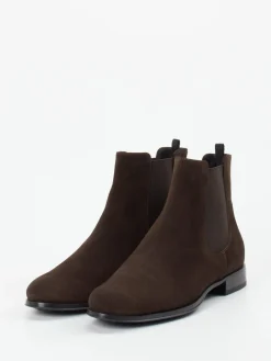 – Chelsea Boots aus Veloursleder Dunkel-Pretty Ballerinas Discount
