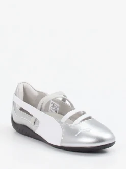 – Ballerinas aus Leder in Metallic--Puma Discount