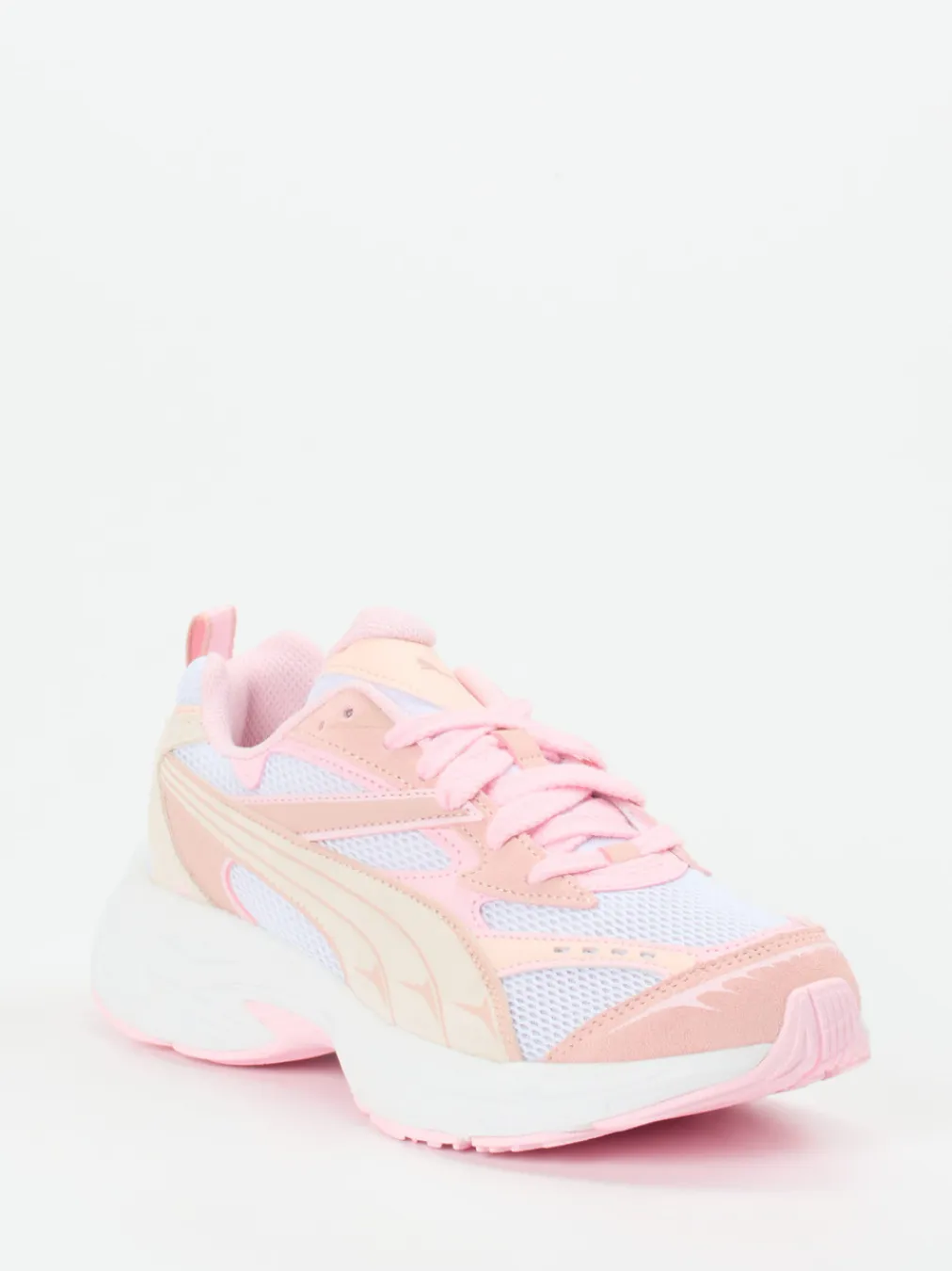 – Chunky Sneaker aus Veloursleder Rosa-Puma Clearance