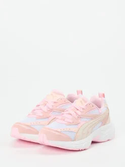 – Chunky Sneaker aus Veloursleder Rosa-Puma Clearance