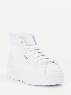 – High-Top-Sneaker aus Leder in -Gold-Puma Outlet