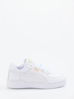 – Sneaker aus Glattleder mit Golddetails-Puma Sale