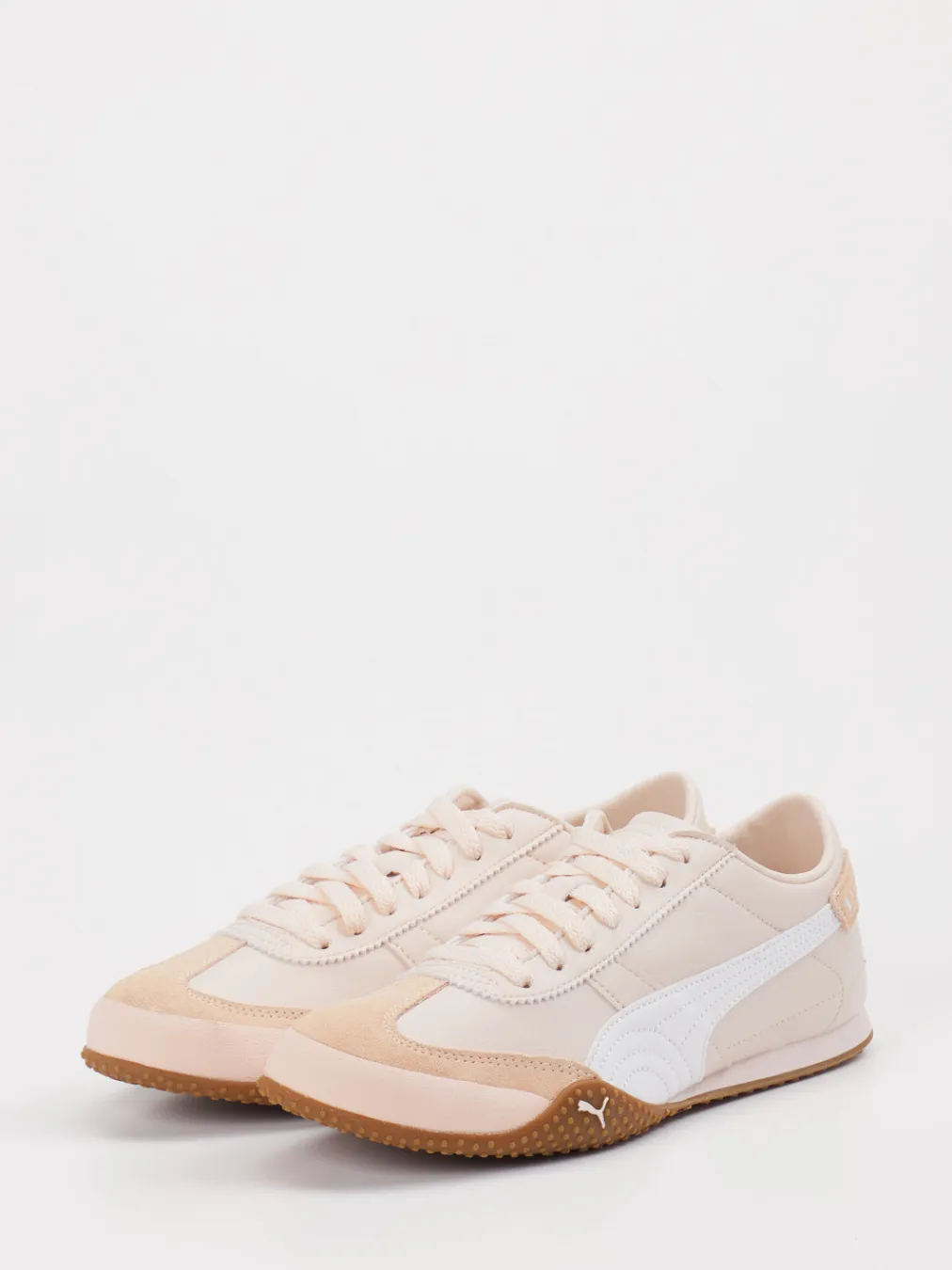 – Sneaker aus Leder in Creme-Rosé-Puma Online