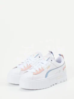 – Sneaker aus Leder mit Plateausohle-Puma