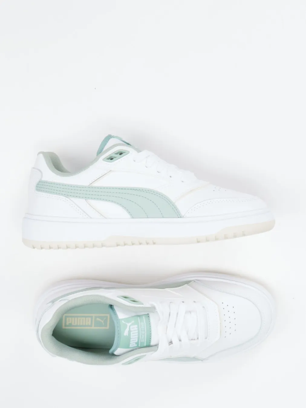 – Sneaker aus Leder Salbeigrün-Puma Best