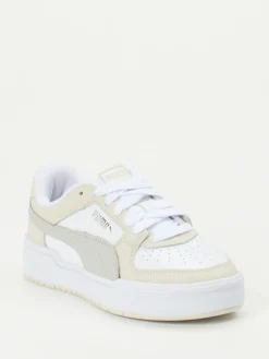 – Sneaker aus Leder-Mesh-Mix in Offwhite-Puma New