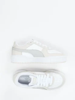 – Sneaker aus Leder-Mesh-Mix in Offwhite-Puma New