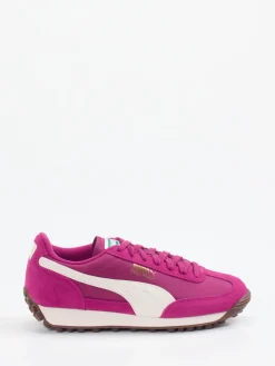 – Sneaker aus Textil und Veloursleder magenta-Puma Clearance