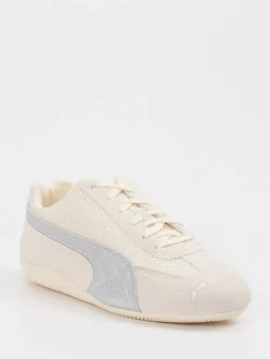 – Sneaker aus Veloursleder und Mesh creme-Puma Online