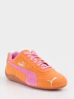 – Sneaker aus Veloursleder Pink-Puma Discount