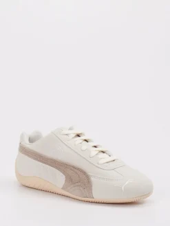 – Sneaker aus Veloursleder Cremeweiß-Puma Outlet