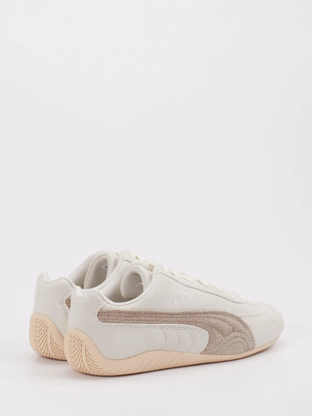 – Sneaker aus Veloursleder Cremeweiß-Puma Outlet