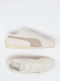 – Sneaker aus Veloursleder Cremeweiß-Puma Outlet