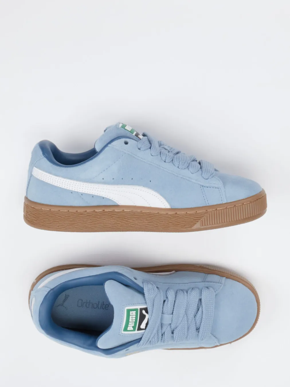 – Sneaker aus Veloursleder in Hell-Puma New