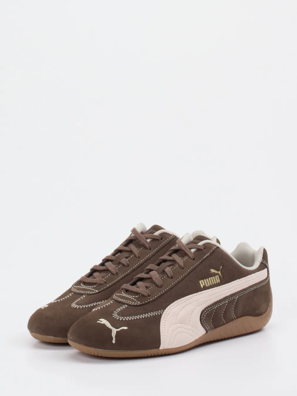 – Sneaker aus Veloursleder schoko-Puma Discount
