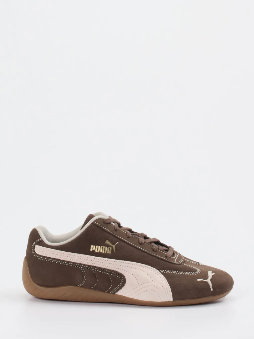 – Sneaker aus Veloursleder schoko-Puma Discount