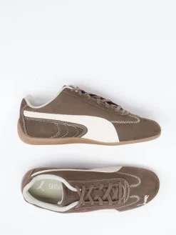 – Sneaker aus Veloursleder schoko-Puma Discount