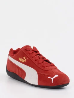 – Sneaker aus Veloursleder in Ziegel-Puma Best