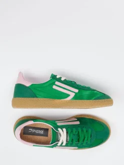 – Retro-Sneaker aus Velour/Textil in-Puraai Hot