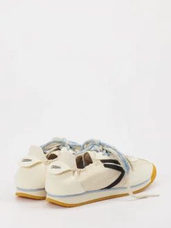 – Sneaker aus Velour und Textil creme-Puraai Best