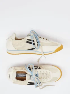 – Sneaker aus Velour und Textil creme-Puraai Best