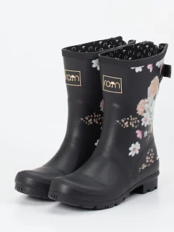 – Gummistiefel aus Gummi mit Blumenmuster-Rajn Clearance