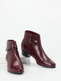 – Ankle Boots aus Lammleder bordeaux-Ralph Harrison Clearance