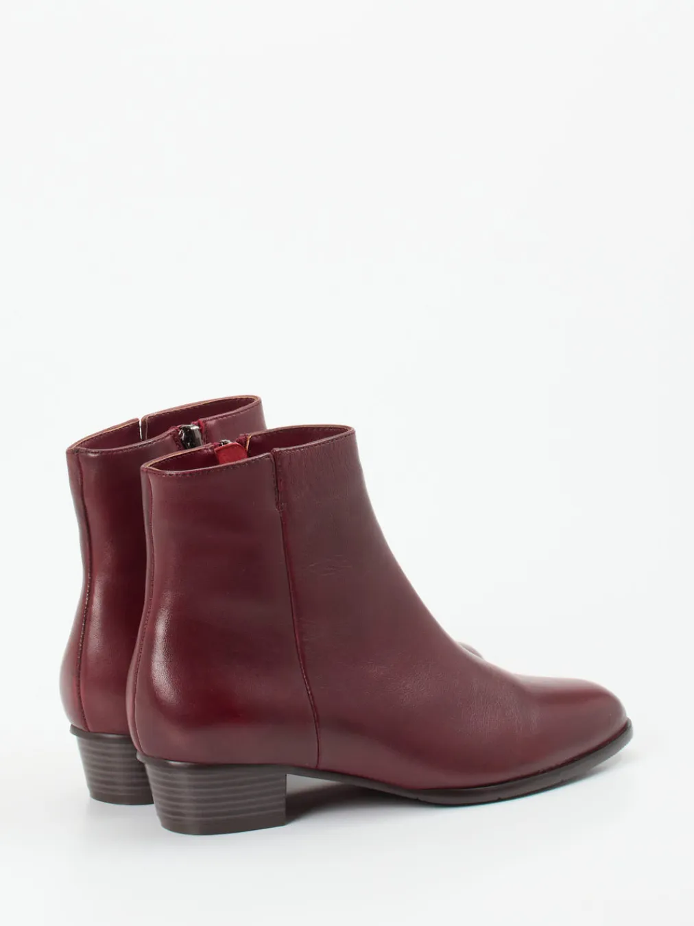 – Ankle Boots aus Lammleder Bordeaux-Ralph Harrison Outlet