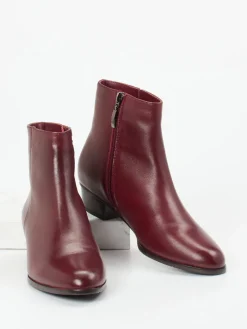 – Ankle Boots aus Lammleder Bordeaux-Ralph Harrison Outlet