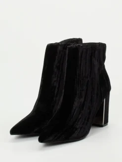 – Ankle Boots aus Samt-Textil-Ralph Harrison Outlet