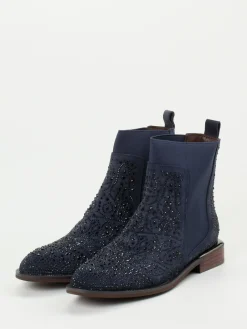 – Chelsea Boots aus Veloursleder Dunkel-Ralph Harrison Outlet