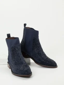 – Chelsea Boots aus Veloursleder Dunkel-Ralph Harrison Outlet