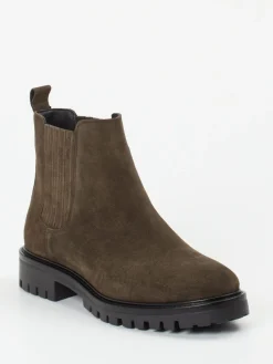 – Chelsea Boots aus Veloursleder olivbraun-Ralph Harrison Hot