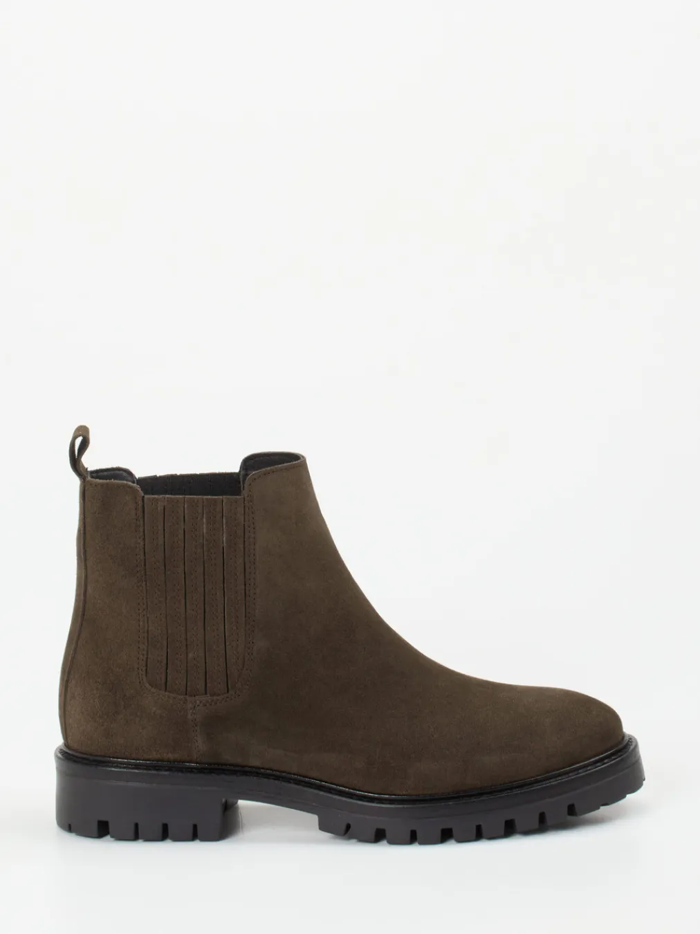 – Chelsea Boots aus Veloursleder olivbraun-Ralph Harrison Hot
