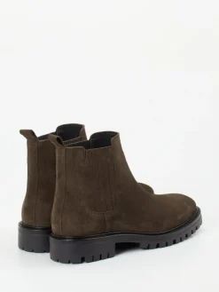– Chelsea Boots aus Veloursleder olivbraun-Ralph Harrison Hot