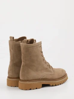 – Schnürstiefelette aus Veloursleder Sand-Ralph Harrison Sale