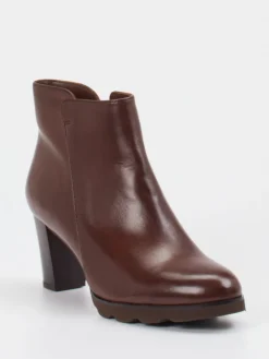 – Stiefeletten aus Lammleder Dunkelbraun-Ralph Harrison