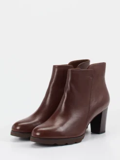 – Stiefeletten aus Lammleder Dunkelbraun-Ralph Harrison