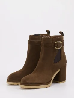 – Stiefelette aus Veloursleder-Ralph Harrison