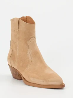 – Western-Stiefeletten aus Veloursleder-Ralph Harrison