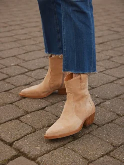 – Western-Stiefeletten aus Veloursleder-Ralph Harrison