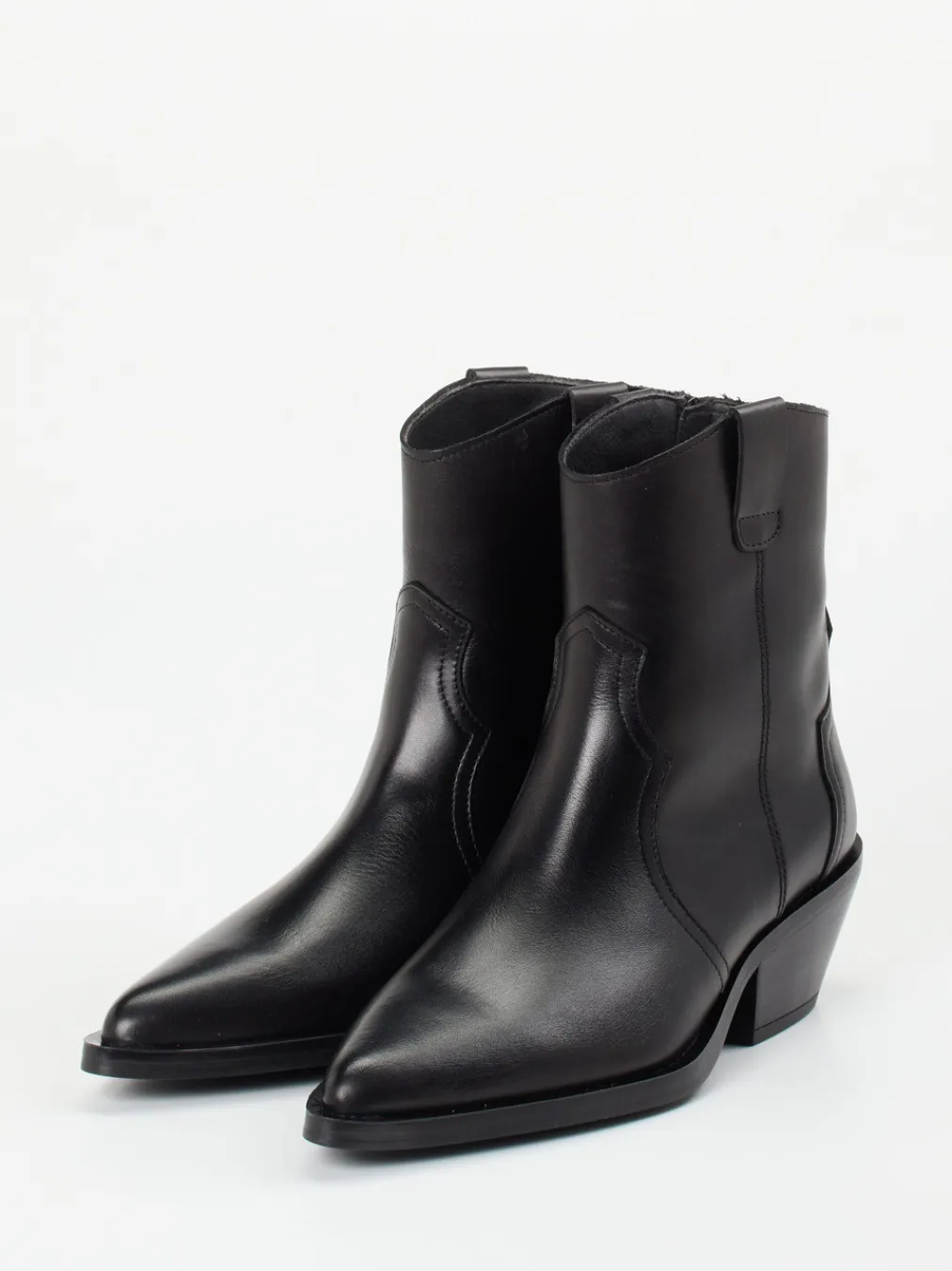 – Western-Stiefelette aus Kalbleder-Ralph Harrison Online